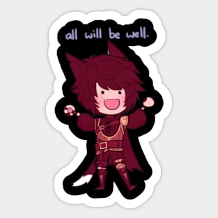 All Will Be Well Warrior Of Light Sticker